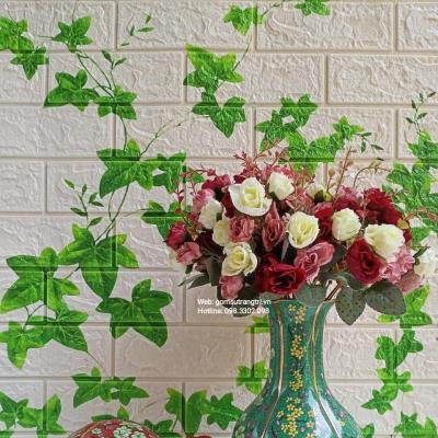 BÌNH HOA HỌA TIẾT TỨ QUÝ